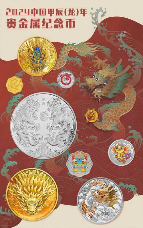 2024中国甲辰（龙）年贵金属纪念币发行，迎来众多关键变化