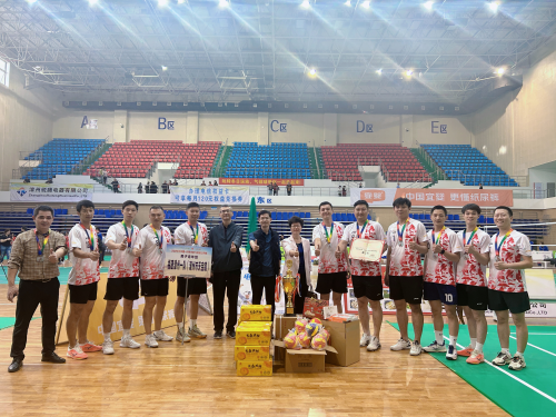 漳州市代表队在中国.长泰乡村气排球公