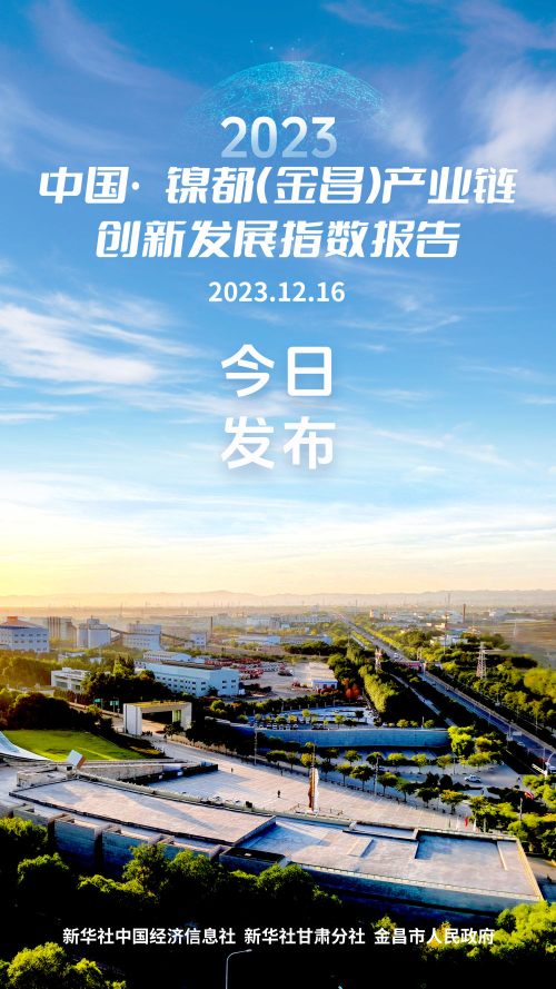 中国·镍都（金昌）产业链创新发展指数报告（2023）发布会在兰州举行