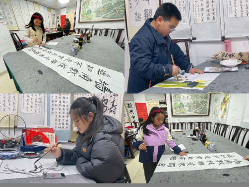 “缤纷冬日 “福”字送温暖”书画冬令营