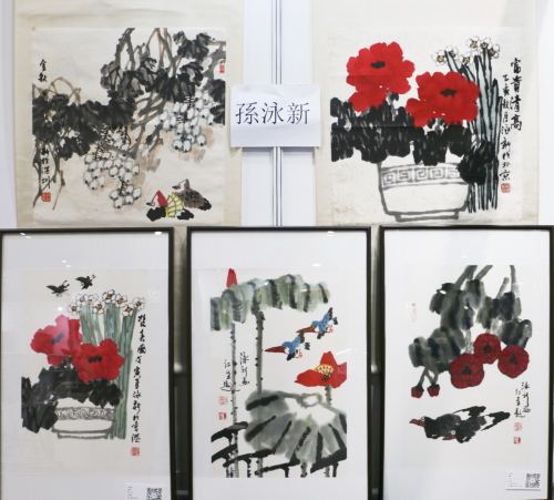香港文博会圆满收官 孙泳新大写意花鸟画绽芳华 笔墨丹青架起文化传承东西方桥梁